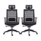 Modern Desk Chair Mesh Computer Chair High-Back Chair for Office Matte Black 2 Piece Set Clearhalo 'furn' 'furn_office_chair' 'Furniture' 'Office Chairs' 'Office Furniture' 'office_chair' 6267669