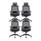Modern Desk Chair Mesh Computer Chair High-Back Chair for Office Matte Black 4 Piece Set Clearhalo 'furn' 'furn_office_chair' 'Furniture' 'Office Chairs' 'Office Furniture' 'office_chair' 6267670