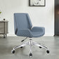 Silla de escritorio de estilo moderno, silla de oficina con respaldo medio/alto para ordenador de cuero