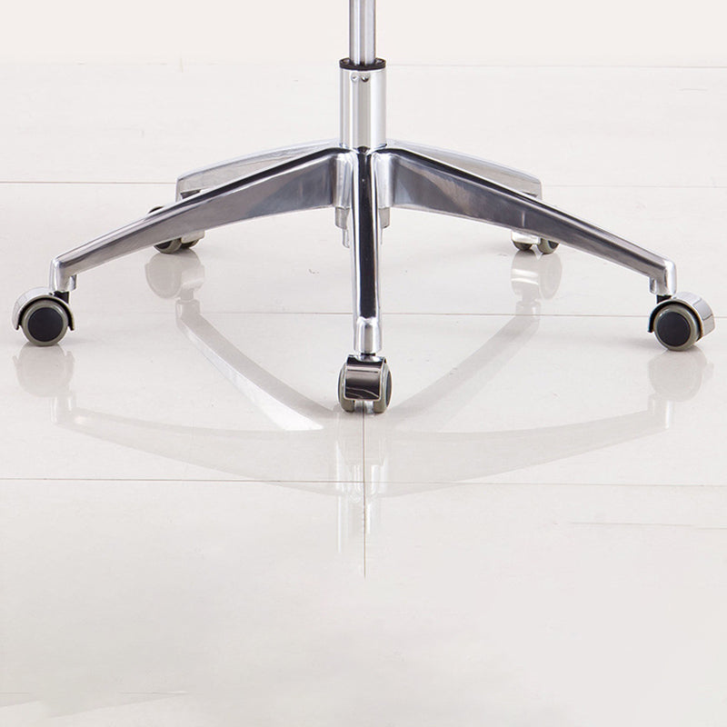 Silla de escritorio de estilo moderno, silla de oficina con respaldo medio/alto para ordenador de cuero