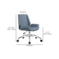 Silla de escritorio de estilo moderno, silla de oficina con respaldo medio/alto para ordenador de cuero