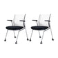 Mesh Mid-Back Desk Chair Swivel Conference Chair with Wheels