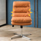 Mid Back Armless Desk Chair Modern Faux Leather Office Chair Clearhalo 'furn' 'furn_office_chair' 'Furniture' 'Office Chairs' 'Office Furniture' 'office_chair' 6267772