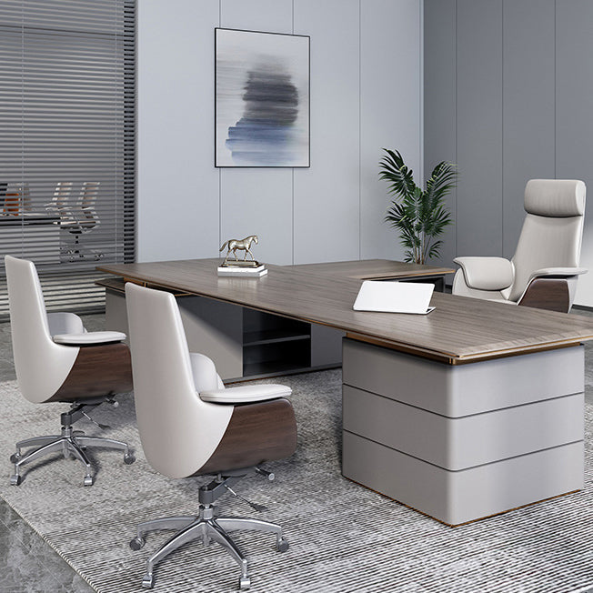 Modern & Contemporary Upholstered Chair Leather Task High Back Chair Clearhalo 'furn' 'furn_office_chair' 'Furniture' 'Office Chairs' 'Office Furniture' 'office_chair' 6267869