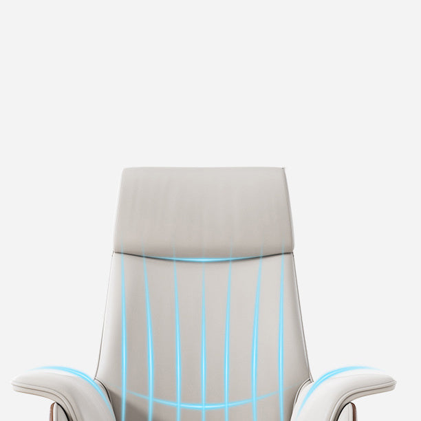Modern & Contemporary Upholstered Chair Leather Task High Back Chair Clearhalo 'furn' 'furn_office_chair' 'Furniture' 'Office Chairs' 'Office Furniture' 'office_chair' 6267881