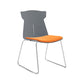 Contemporary No Wheels Desk Chair Plastic Armless Conference Chair Grey 1 Piece Sled Clearhalo 'furn' 'furn_office_chair' 'Furniture' 'Office Chairs' 'Office Furniture' 'office_chair' 6267931