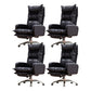 Fauteuil contemporain à mécanisme d'inclinaison, fauteuil pivotant à dossier haut