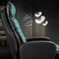 Fauteuil contemporain à mécanisme d'inclinaison, fauteuil pivotant à dossier haut