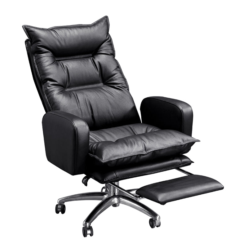 Fauteuil contemporain à mécanisme d'inclinaison, fauteuil pivotant à dossier haut