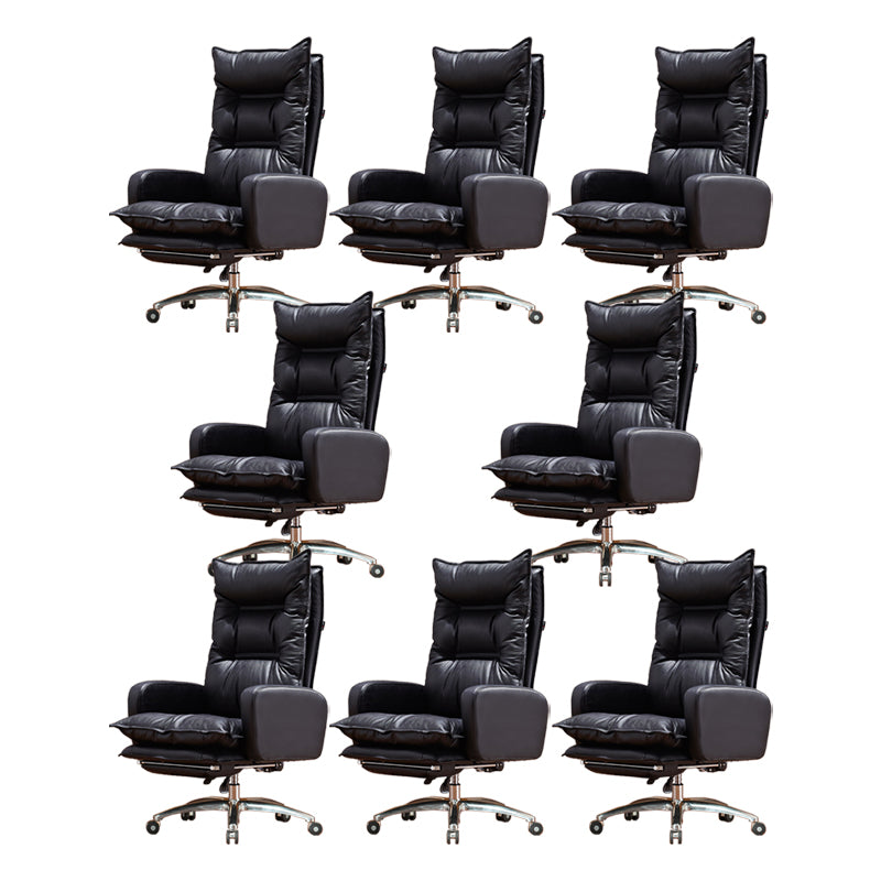Fauteuil contemporain à mécanisme d'inclinaison, fauteuil pivotant à dossier haut