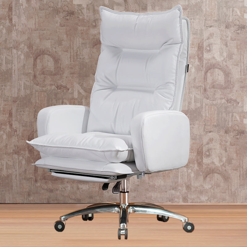Fauteuil contemporain à mécanisme d'inclinaison, fauteuil pivotant à dossier haut