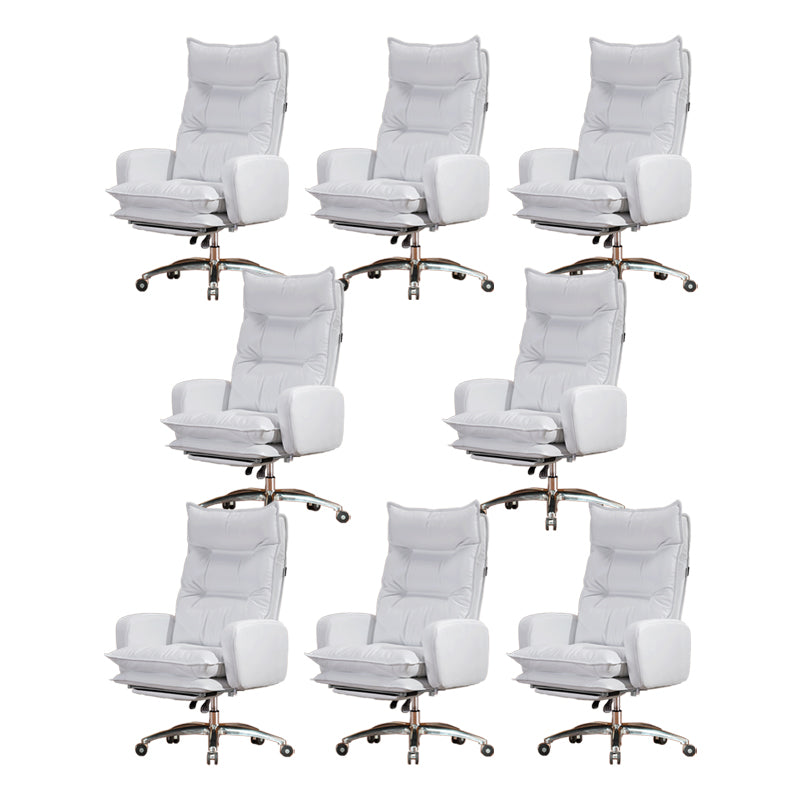 Fauteuil contemporain à mécanisme d'inclinaison, fauteuil pivotant à dossier haut