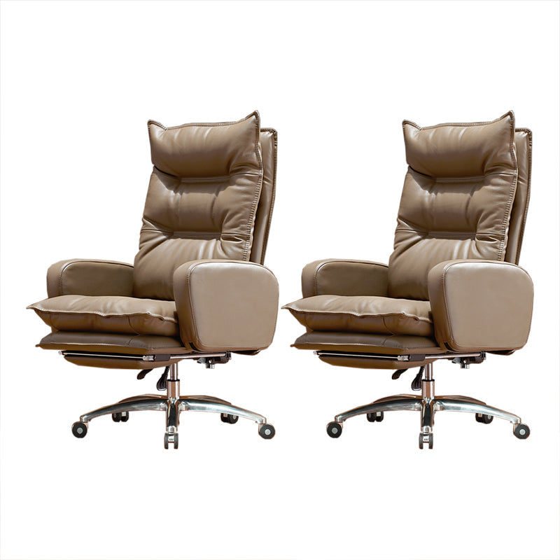 Fauteuil contemporain à mécanisme d'inclinaison, fauteuil pivotant à dossier haut