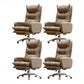 Fauteuil contemporain à mécanisme d'inclinaison, fauteuil pivotant à dossier haut
