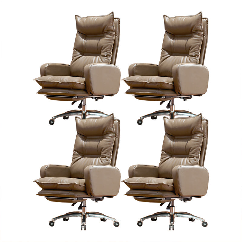 Fauteuil contemporain à mécanisme d'inclinaison, fauteuil pivotant à dossier haut