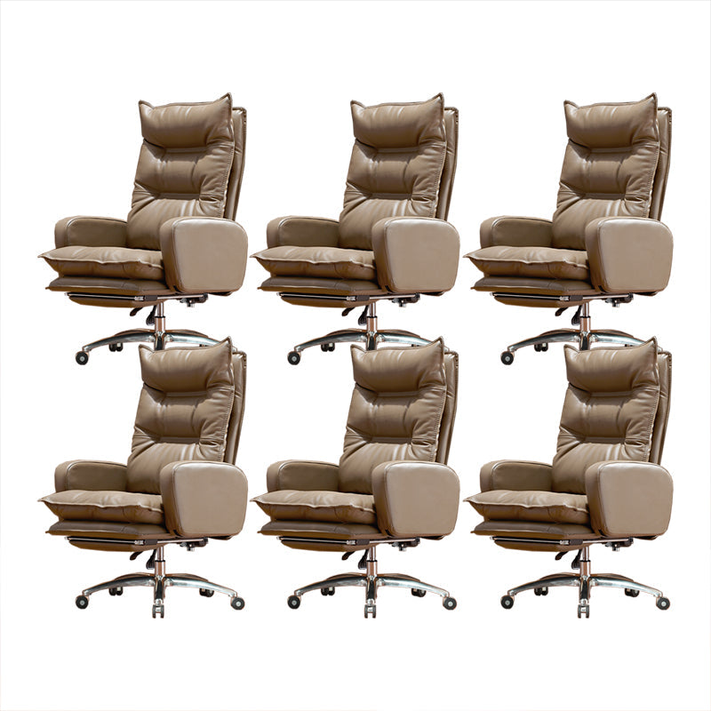 Fauteuil contemporain à mécanisme d'inclinaison, fauteuil pivotant à dossier haut