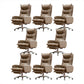 Fauteuil contemporain à mécanisme d'inclinaison, fauteuil pivotant à dossier haut