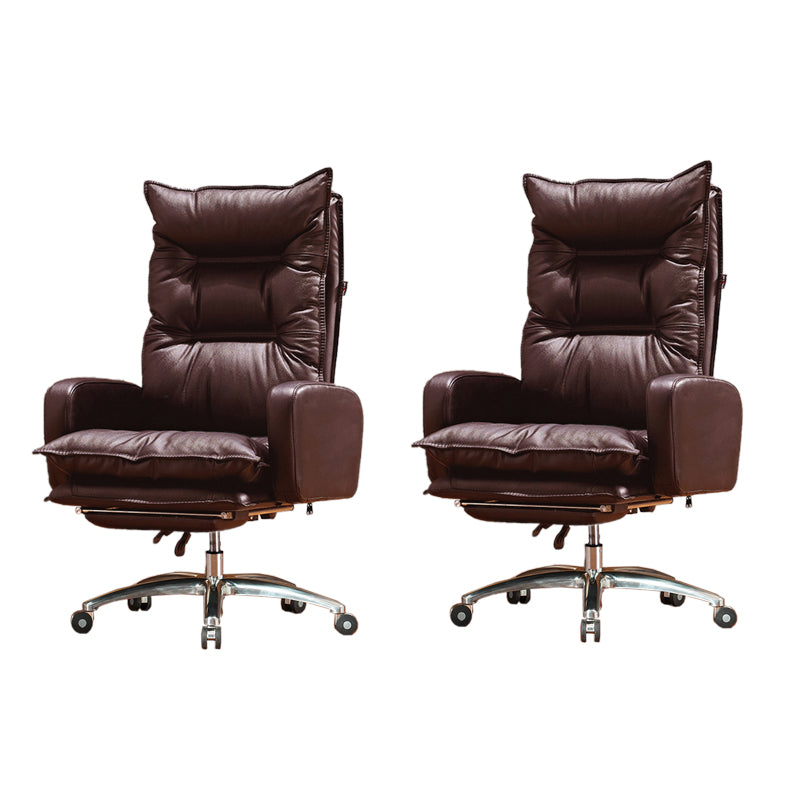 Fauteuil contemporain à mécanisme d'inclinaison, fauteuil pivotant à dossier haut