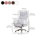 Fauteuil contemporain à mécanisme d'inclinaison, fauteuil pivotant à dossier haut