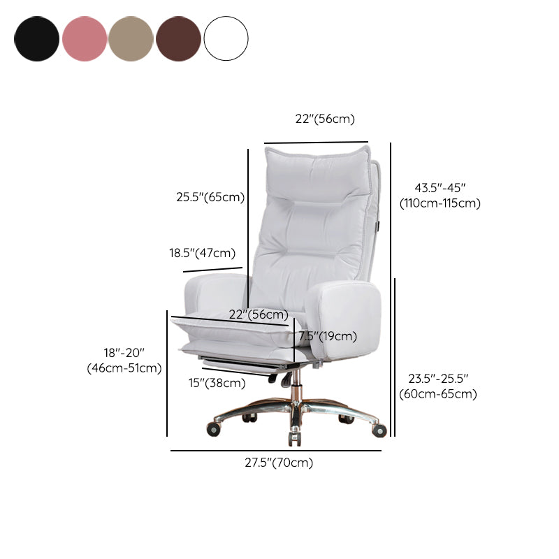Fauteuil contemporain à mécanisme d'inclinaison, fauteuil pivotant à dossier haut