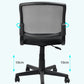 Contemporary Ergonomic Armless Chair Mid-Back Adjustable Desk Chair Clearhalo 'furn' 'furn_office_chair' 'Furniture' 'Office Chairs' 'Office Furniture' 'office_chair' 6268042