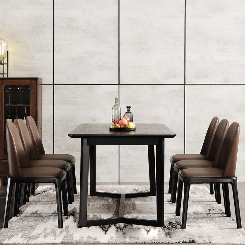 Traditional Chair Wood Solid Back Dining Room Chair for Home Clearhalo 'Dining Chairs' 'Dining Tables & Seating' 'dining_chair' 'furn' 'furn_dining_chair' 'Furniture' 'Kitchen & Dining Furniture' 6268223