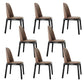 Traditional Chair Wood Solid Back Dining Room Chair for Home Armless 8 Piece Set Clearhalo 'Dining Chairs' 'Dining Tables & Seating' 'dining_chair' 'furn' 'furn_dining_chair' 'Furniture' 'Kitchen & Dining Furniture' 6268229