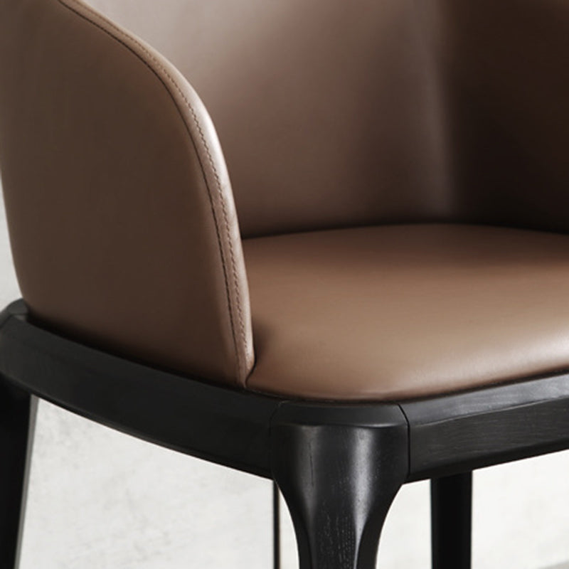 Traditional Chair Wood Solid Back Dining Room Chair for Home Clearhalo 'Dining Chairs' 'Dining Tables & Seating' 'dining_chair' 'furn' 'furn_dining_chair' 'Furniture' 'Kitchen & Dining Furniture' 6268234