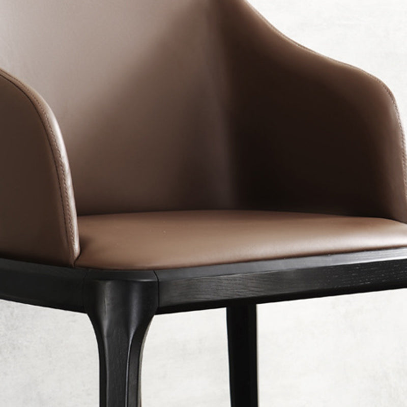 Traditional Chair Wood Solid Back Dining Room Chair for Home Clearhalo 'Dining Chairs' 'Dining Tables & Seating' 'dining_chair' 'furn' 'furn_dining_chair' 'Furniture' 'Kitchen & Dining Furniture' 6268240