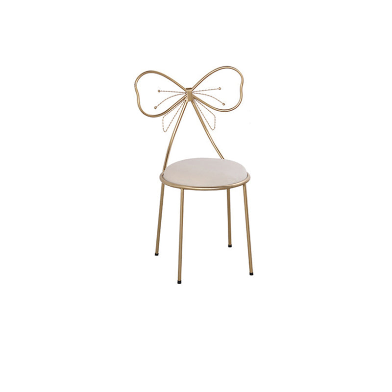 White Wood Makeup Vanity with 2 Drawers Mirrored Dressing Table Stool Set