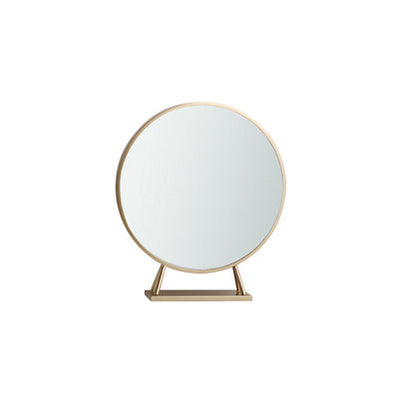 White Wood Makeup Vanity with 2 Drawers Mirrored Dressing Table Stool Set