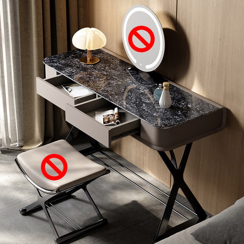 Modernismus Stone Top Eitelkeit 29,52 "hoher Eitelkeit mit Stuhl