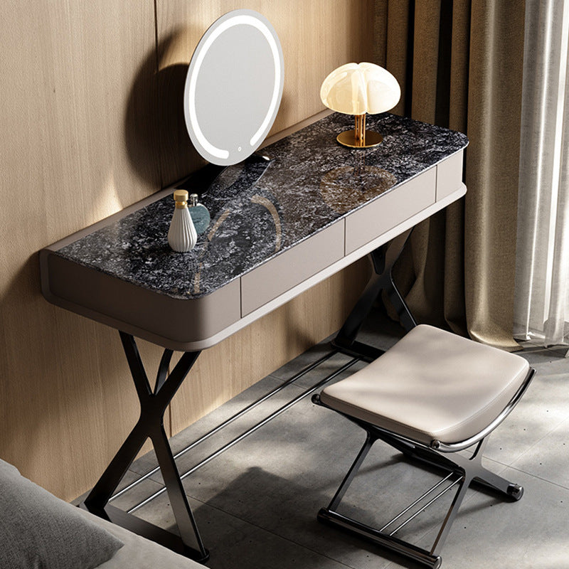 Modernismus Stone Top Eitelkeit 29,52 "hoher Eitelkeit mit Stuhl