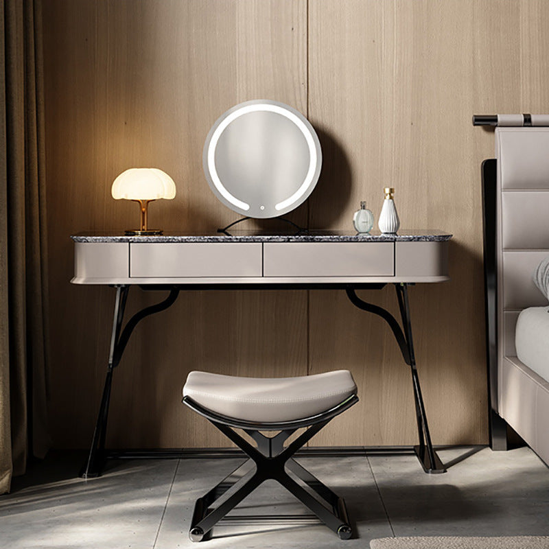 Modernismus Stone Top Eitelkeit 29,52 "hoher Eitelkeit mit Stuhl