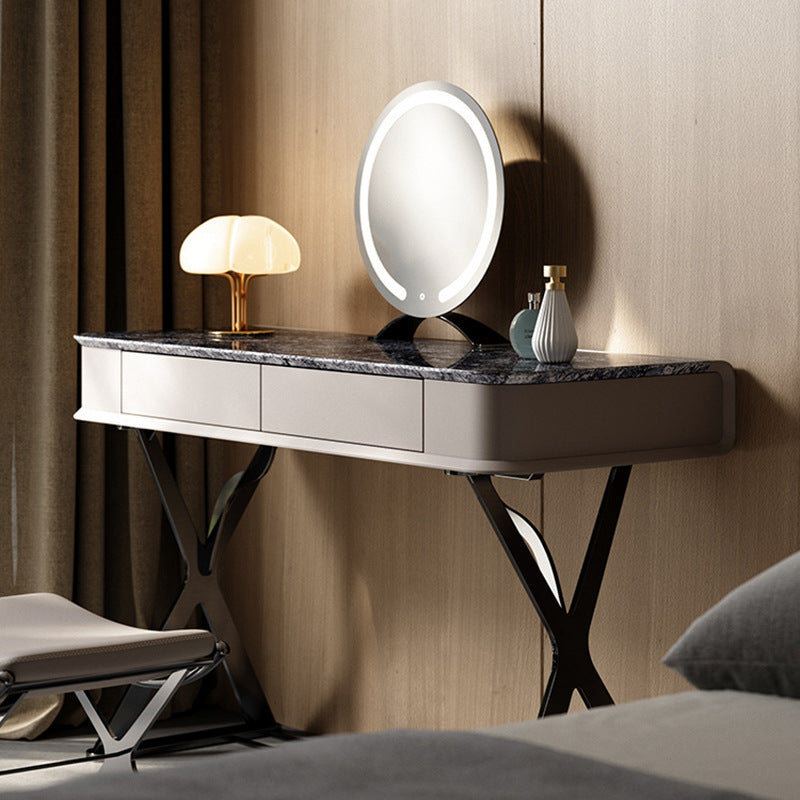 Modernismus Stone Top Eitelkeit 29,52 "hoher Eitelkeit mit Stuhl