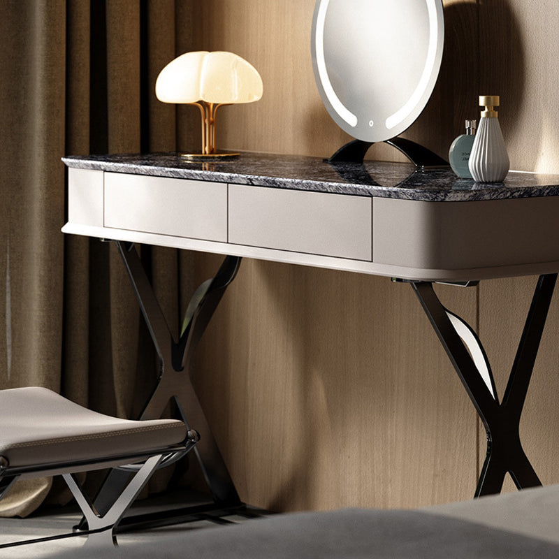 Modernismus Stone Top Eitelkeit 29,52 "hoher Eitelkeit mit Stuhl