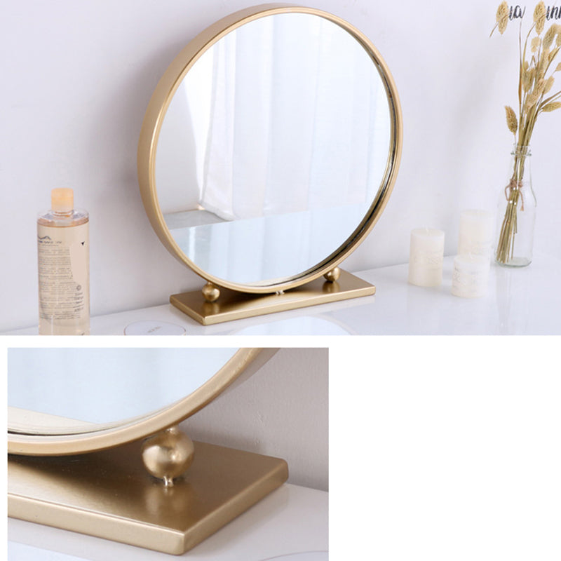 Glam Dresser with 2 Storage Drawers White Vanity Table for Bedroom Clearhalo 'Bedroom Furniture' 'furn' 'furn_makeup_vanities' 'Furniture' 'Makeup Vanities' 'makeup_vanities' 6268549