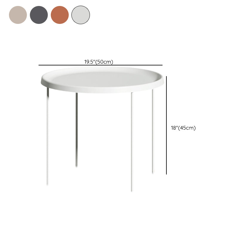 Mid-Century Modern Tray Top Coffee Table 4 Legs Iron Cocktail Table Clearhalo 'Coffee & Accent Tables' 'Coffee Tables' 'coffee_tables' 'furn' 'furn_coffee_tables' 'Furniture' 'Living Room Furniture' 6268612