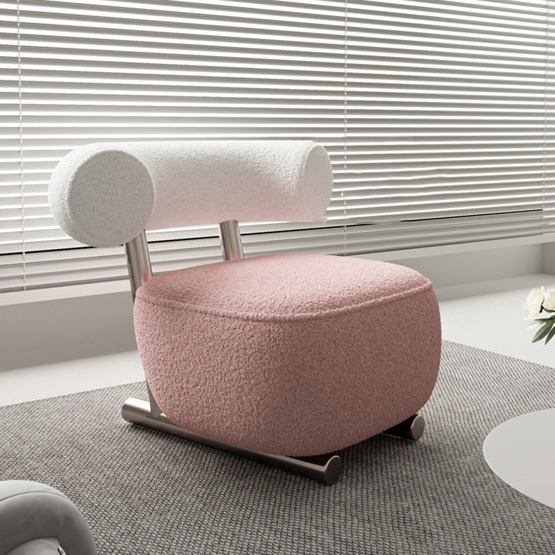 36.22" Wide Parsons Chair Wool Armless Chair for Living Room Clearhalo 'Accent Chairs' 'accent_chairs' 'Chairs & Seating' 'furn' 'furn_accent_chairs' 'Furniture' 'Living Room Furniture' 6268692