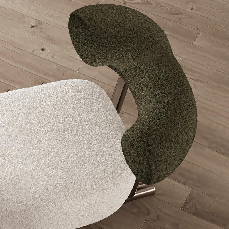 36.22" Wide Parsons Chair Wool Armless Chair for Living Room Clearhalo 'Accent Chairs' 'accent_chairs' 'Chairs & Seating' 'furn' 'furn_accent_chairs' 'Furniture' 'Living Room Furniture' 6268695