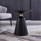 Contemporary Solid Wood Pedestal Round Living Room Side End Table Clearhalo 'Coffee & Accent Tables' 'End & Side Tables' 'end_side_tables' 'furn' 'furn_end_side_tables' 'Furniture' 'Living Room Furniture' 6268787