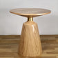 Contemporary Solid Wood Pedestal Round Living Room Side End Table Clearhalo 'Coffee & Accent Tables' 'End & Side Tables' 'end_side_tables' 'furn' 'furn_end_side_tables' 'Furniture' 'Living Room Furniture' 6268790