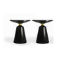 Contemporary Solid Wood Pedestal Round Living Room Side End Table Black 2 Clearhalo 'Coffee & Accent Tables' 'End & Side Tables' 'end_side_tables' 'furn' 'furn_end_side_tables' 'Furniture' 'Living Room Furniture' 6268793