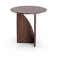 Scandinavian Solid Wood End Table Round Abstract Living Room Side Table Light Brown 1 Clearhalo 'Coffee & Accent Tables' 'End & Side Tables' 'end_side_tables' 'furn' 'furn_end_side_tables' 'Furniture' 'Living Room Furniture' 6268883