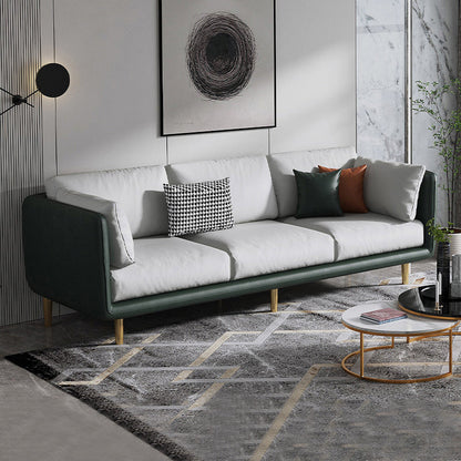 Contemporary 3-Seater Sofa with 3 Pillows Back and Pillow Top Arm