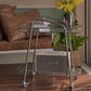 Living Room Double Tier Contemporary with Storage Glass Side Table Clearhalo 'Coffee & Accent Tables' 'End & Side Tables' 'end_side_tables' 'furn' 'furn_end_side_tables' 'Furniture' 'Living Room Furniture' 6269245