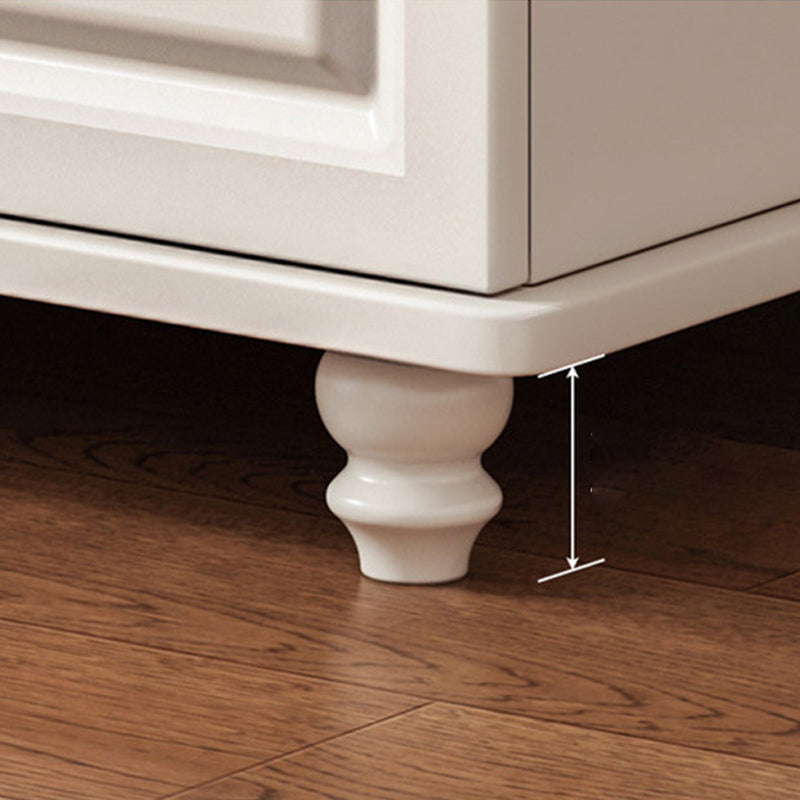 Mid Century Modern 2-Door Cabinet 35.4" Tall Cabinet with 4 Drawers Clearhalo 'Cabinets & Chests' 'cabinets_chests' 'furn' 'furn_cabinets_chests' 'Furniture' 'Living Room Furniture' 6269293