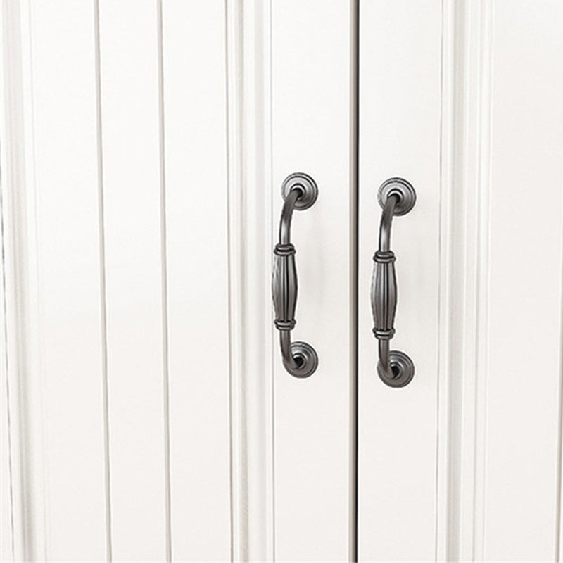 Mid Century Modern 2-Door Cabinet 35.4" Tall Cabinet with 4 Drawers Clearhalo 'Cabinets & Chests' 'cabinets_chests' 'furn' 'furn_cabinets_chests' 'Furniture' 'Living Room Furniture' 6269294