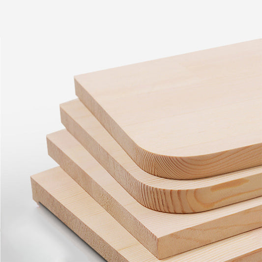 Tavolo da cocktail in legno massello scandinavo con 2 gambe - 15 "H