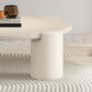 Round 4 Legs Cocktail Table Engineered Wood Coffee Table in White Clearhalo 'Coffee & Accent Tables' 'Coffee Tables' 'coffee_tables' 'furn' 'furn_coffee_tables' 'Furniture' 'Living Room Furniture' 6269349